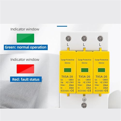 Parafoudre AC SPD 4P 20KA 40KA 385V pour tableau électrique - 2