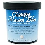 Champú con Sal - BELKOS BELLEZA - Con perlas de sal y algas marinas para rubios, decolorados y canas, neutraliza tonos amarillos, elimina grasa, aporta volumen - 400 gr