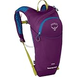 Osprey Moki 1.5L Kids' Biking Backpack with Hydraulics Reservoir, Amaranth Purple