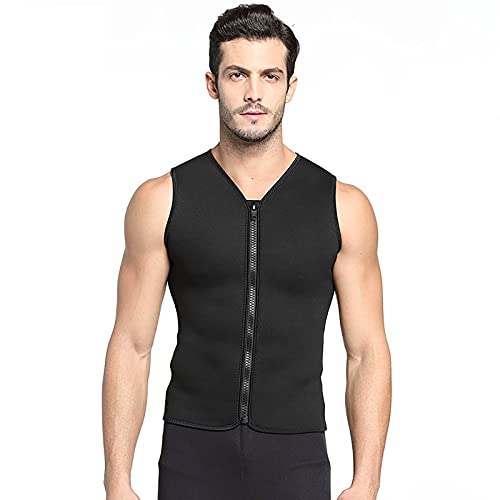 Gilet de combinaison en néoprène 3mm contre le froid et les UV pour homme en piscine