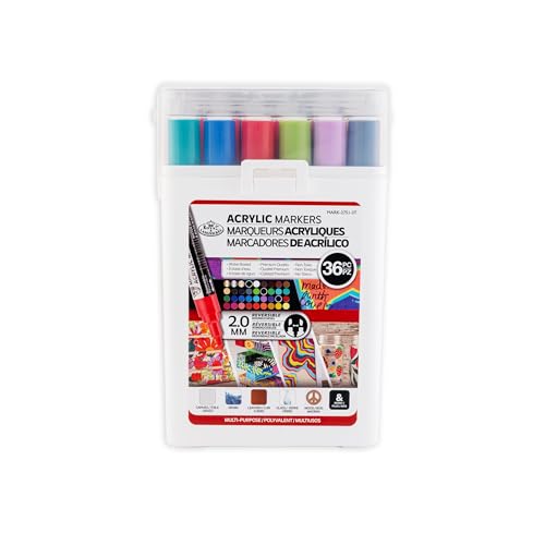 WAL-MARK-2751-RFID Feutres Acrylique 2 mm Pointe Précise Haute Opacité de Tracé