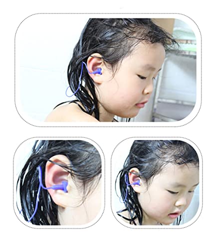 5 Pairs Silicone Corded Earplugs Comfortable Sleeping Ear Plugs Sound Insulation Ear Protector Hearing Protection Anti Noise Snore Black #TOP4