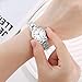 IBSO Women Watches Ladies Quartz Wristwatches Waterproof Bracelet Watch Relogio Feminino (0015 Silver)