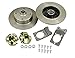 EMPI 22-2983-0 VW Ball Joint Style Bolt-On Disc Brake Kit, 4/130