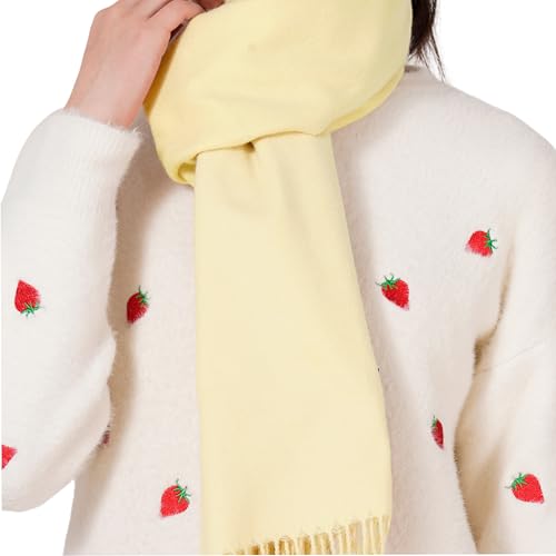 Scarf For Women Shawl Wraps For Women Solid Colour Warm Scarf For Women Large Scarf Pashmina Shawls and Wraps