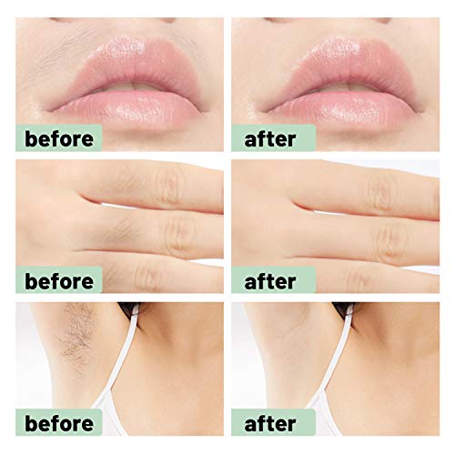 Facial Body Wax Strips Hypoallergenic All Skin Types Lip Hair Removal Wax Strip For Women Man At Home Waxing Kit With 72 Face Wax Strips + 4 Calming Oil Wipes #TOP5
