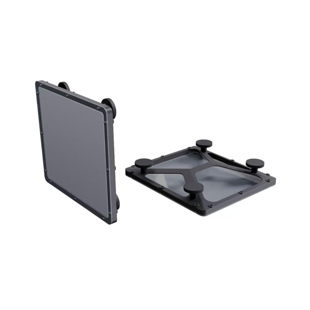 Soporte magnético de aluminio para Starlink Mini, incluye funda protectora contra la intemperie, 4 imanes de fijación robusta con cubierta de policarbonato resistente a los rayos UV, color