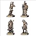 Veronese Design 3 1/4 Inch Greek Pantheon Gods Resin Miniature Figurine Set Hand Painted Bronzed Finish