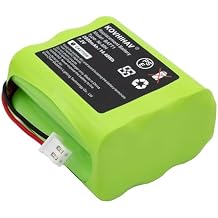 Updated BATT1 7.2v 2000mah ni-mh Battery Pack Control Panel Security System Alarm Battery for BATT1X BATT2X 6MR2000AAY4Z 10-000009-001 10-000013-001 PERS-4200