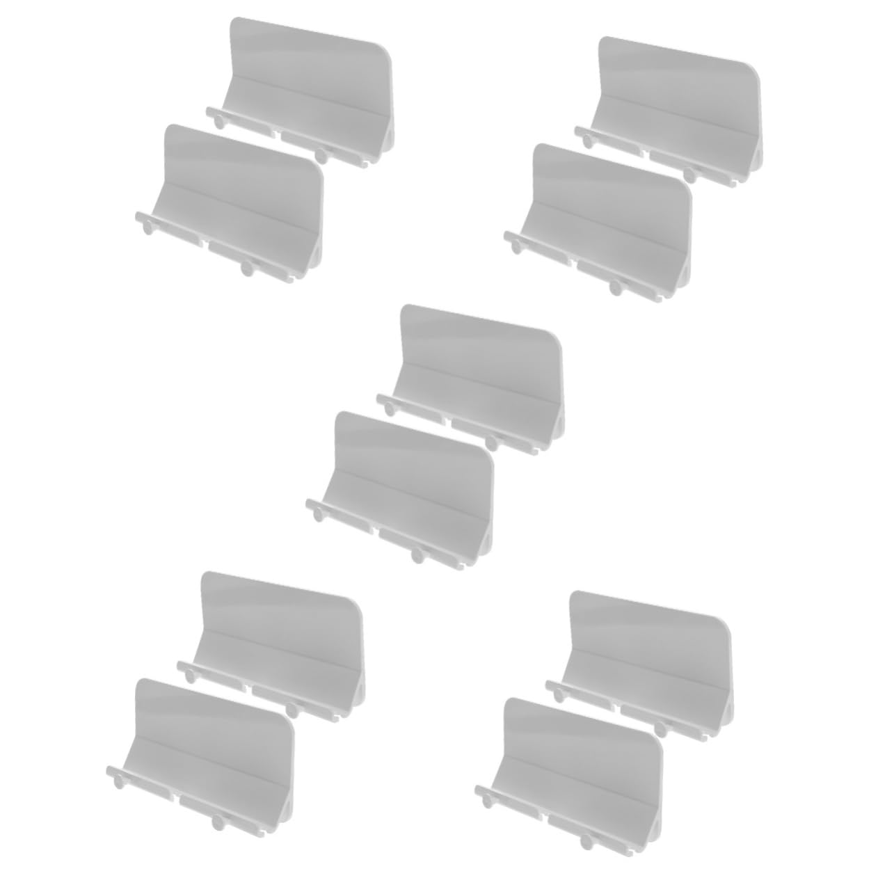 OSALADI 10pezzi Supporto Per Telefono Da Muro Porta Smartphone Da Letto e Bagno Supporto Per Ricarica Senza Foratura Design Elegante e Resistente Facile Installazione Adesiva