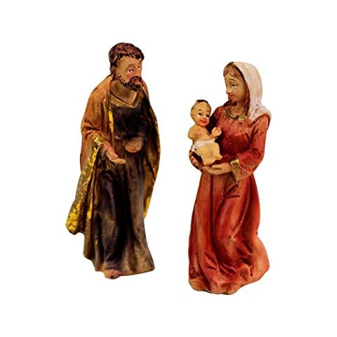 Mitienda - Juego de figuras de belén hechas con amor (8 cm) Cover