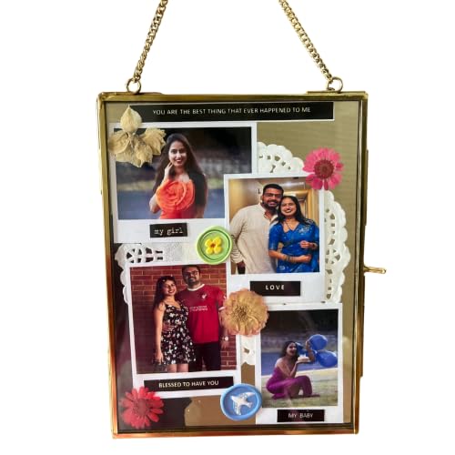 Image of HBH Acrylic Display Frame with Photo Home Office Decor Accent | Customized Photo Frame