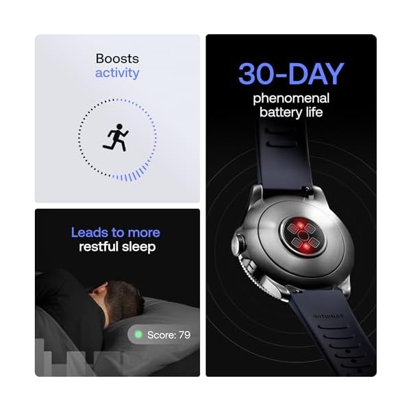 WITHINGS Scanwatch Nova - Heart Health Hybrid Smart Watch for Men & Women - SPO2, Temperature Monitoring, Sleep, Respiratory Health, Cycle Monitoring, 30-day Battery Life, Apple iOS/Android - Image 7