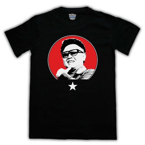 T-Shirt Kim Jong Il Vêtement Homme Vintage Top Graphique Original en Coton