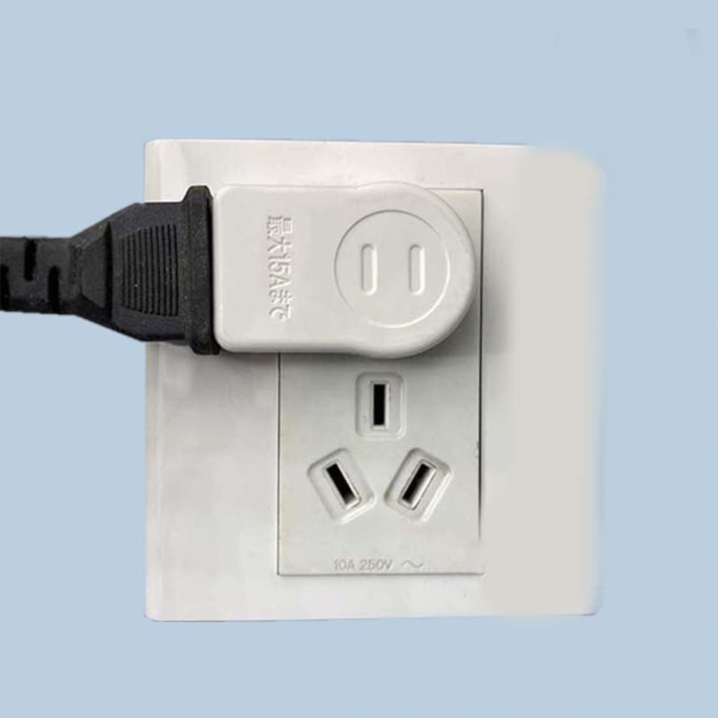 Outlet Saver 2 Prong Plug Extension Adapter 2 Outlets
