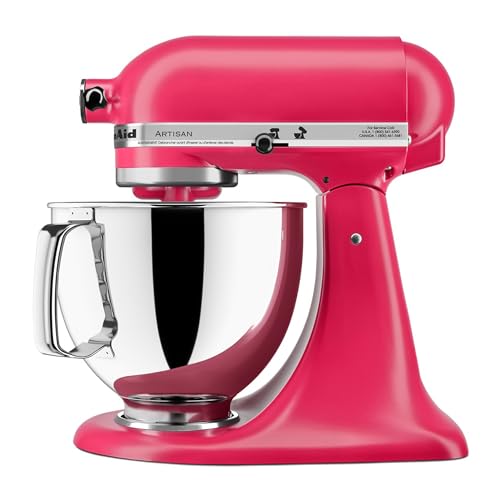 Image of KitchenAid Artisan Series 5 Quart Tilt-Head Stand Mixer with Pouring Shield, KSM150PS, Hibiscus