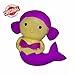 Kutzi Mutzi's Jumbo Squishy Kawaii Cream Scented Squishies Slow Rising Decompression Squeeze Toys Children Simulation Cute Mermaid Toy (Pink\Purple) (Purple)