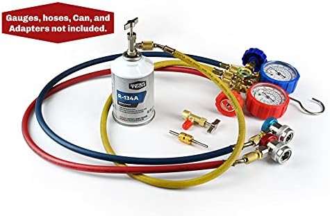 Lu-Hawk R134A Self-Sealing, and Single Puncture Can Taps, with Valve Core Removal Tool.