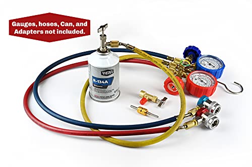 Lu-Hawk R134A Self-Sealing, and Single Puncture Can Taps, with Valve Core Removal Tool.