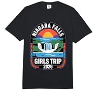 Fun Niagara Falls 2026 design for a family vacation, road trip, or summer vacation. Comfort Colors offers a relaxed fit in adult sizes. Size up for an oversized fit. Solid colours: soft-washed, garment-dyed fabric for a lived in feel; tie dye: pigmen...