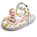 Baby Lounger and Activity Center – Infant Nest for Newborns 0–12 Months – 100% Cotton Soft Breathable Cover, Portable Washable Tummy Time Pillow, Shower Gift Registry Essential Newborn Boys