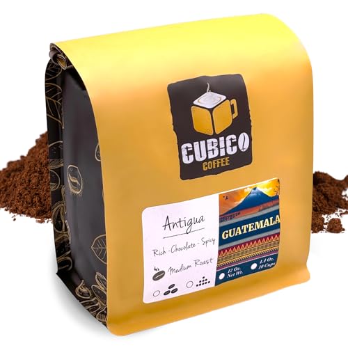 Cubico Coffee Guatemala Antigua ground coffee bag