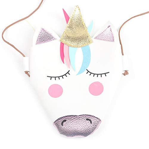 Hilai Unicorn Bag Crossbody Bag Lovely Cartoon Design for Baby Children Girls 1PC