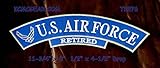 Sturgis-Mid-West U.S. AIR Force Retired Top Rocker Patches for Vest Jacket TR276