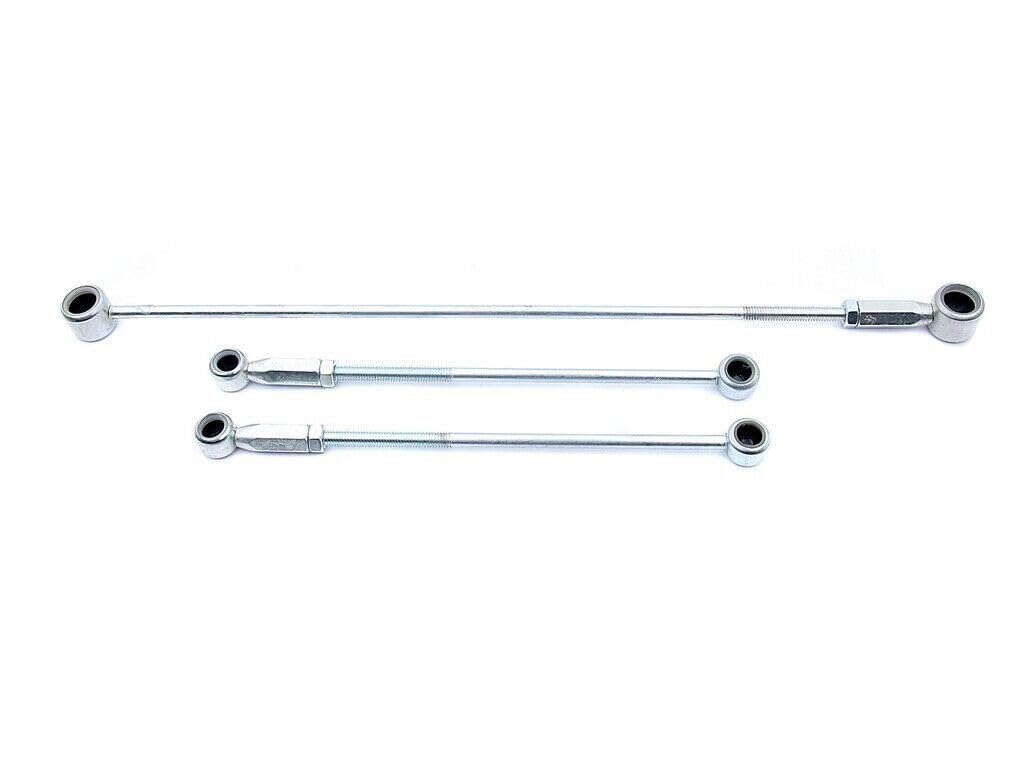 Lot 3 biellettes tringleries boîte vitesse compatible pour Peugeot 106, Citroën Saxo et AX motorisation 1.0 à 1.6 8V/16V - OEM 2452F6, 2452.F6