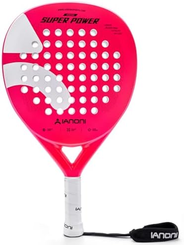 Ioni Padel Racket ianoni Padel Racket Carbon Fiber+ 3D Surface with EVA Memory Flex Foam ...