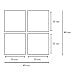 Feeby Frames, Cuadro de pared - 4 partes - Cuadro decorativo, Cuadro...