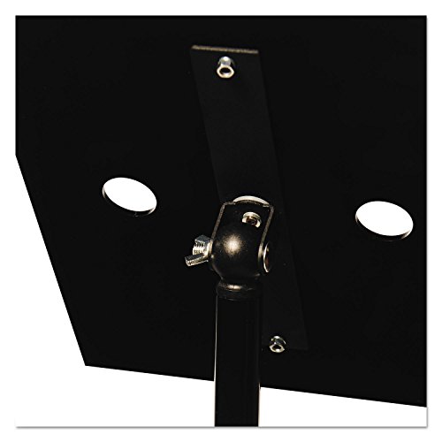 Deflecto Telescoping Floor Sign Holder, Adjustable, 13" X 48" X 13 ", Black (790804) #TOP6