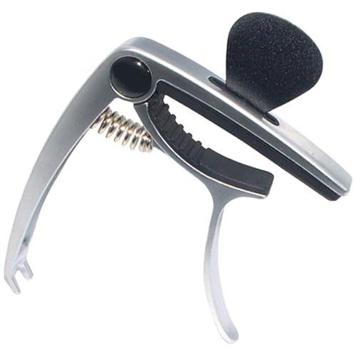 ポータブルエレクトリックギターキャポトーンクリップメタルクランプノンズスリップチューニングクランプ楽器部品