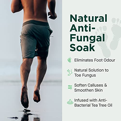 PLANT OF LIFE Tea Tree Oil Foot Soak with Epsom Salt - for Toenail Fungus and Bacteria, Foot Odor, Soothen and Relax Tired, Sore, Achy Feet. - 16 Oz - Image 3
