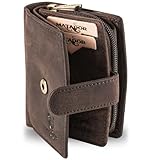 MATADOR Portemonnaie Damen Klein Leder #Valencia MINI mit edler Geschenkbox,...