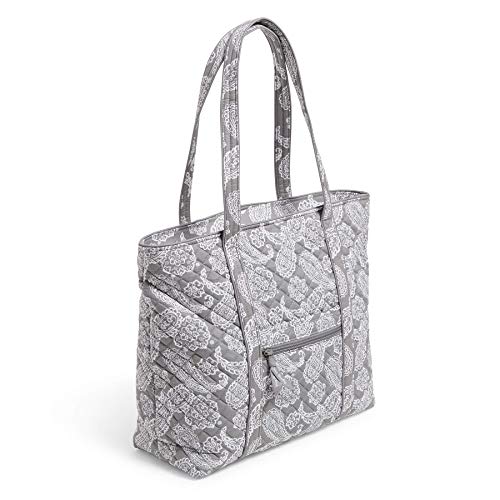 Image of Vera Bradley womens Cotton Collegiate Vera Tote Bag (Multiple Teams Available)