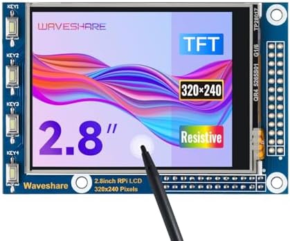 Waveshare 10.1 Inch Resistive Touch LCD For Raspberry Pi - 1024x600 IPS Display