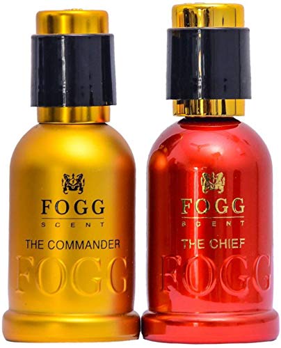 Fogg Scent Set of 2 - Commander and Chief Spray for Men's and Women's (50ml + 50ml)