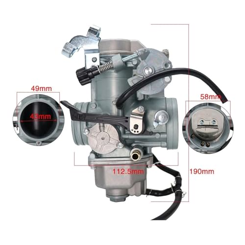 Carburateur boisseau rond XR 600R haute précision réplique exacte OEM 16100 - 5