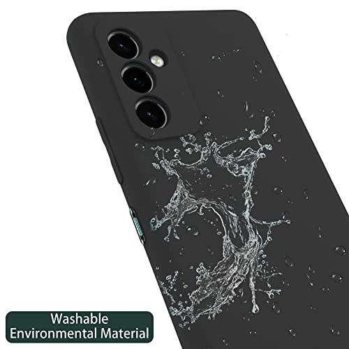 Image of Mobile Back Cover Case for Samsung M52 5G (Silicone Case|CameraProtection|Black SC1510)