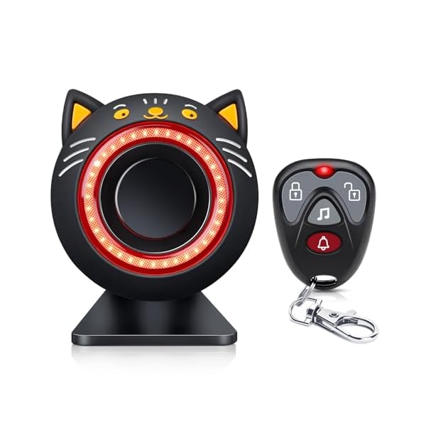 Electop 120dB Car Alarm System with Motion Sensor & Sound, Car Security System Anti-Theft Device Car Alarm with Wireless Remote & Led Light for Cars, Trucks, Suvs