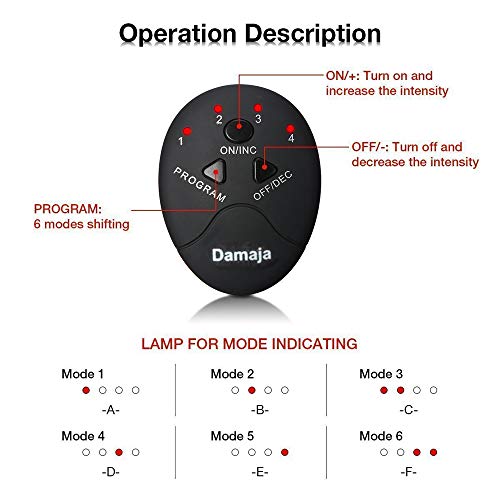 EMS Massager Do Pé Dobrável Pulso Vibração Elétrica Estimulador Muscular Máquina de Relaxamento Sem