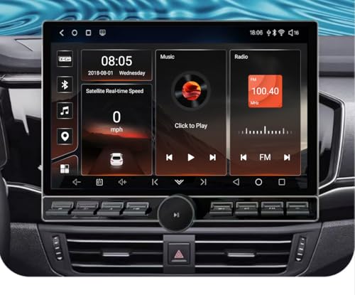 4G+64 8-core Android 15 Radio for Audi Q5 2010-2018 with Wireless Apple Carplay Android Auto 10.8' Touchscreen Car Stereo with Free Backup Camera GPS Navigation Bluetooth Head Unit