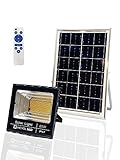 💡 FUNCIONAMIENTO: Equipada con sensor de iluminación inteligente que hace que la lámpara se encienda automáticamente cuando capta oscuridad (10-12 hrs) y se apague durante el día mientras el panel solar está cargando (6-8hrs). Igualmente, se puede controlar el encendido/apagado y el temporizador con el mando a distancia.