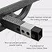 COMNOVA Drop Down Hitch Step for 2 Inch Receiver, Heavy-Duty Carbon Steel Tow Hitch Step with Anti-Rust Coating, Easy Install 6