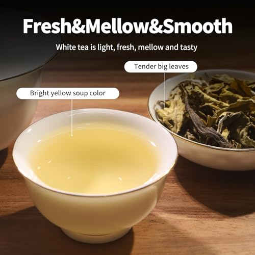 Khs White Tea Loose Leaf, 3.53 Oz Organic White Tea With Usda Certified thumb #1