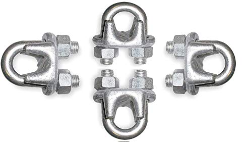 Image of M ART Stainless Steel Gym Machine Wire U Lock Pack of 12