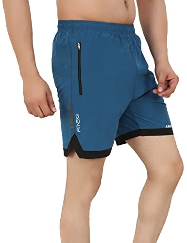Image of WMX Men's Gym Workout Shorts Weightlifting Squatting Shorts for Men Bodybuilding Training Jogger with Zipper Pockets
