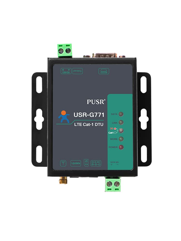Europe Industrial M2m LTE Cat 1 módem Celular en Serie RS485 RS232 4g LTE Módem USR-G771-E