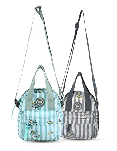 Image of PB Pearlbags Soft Crossbody Shoulder Or Hand Bag or Sling bag Water Resistant Anti Fall Stationery Storage Bag Handbag Clutch Bag Sweet Birthday Gift For 5-10 Years Children Students Girls